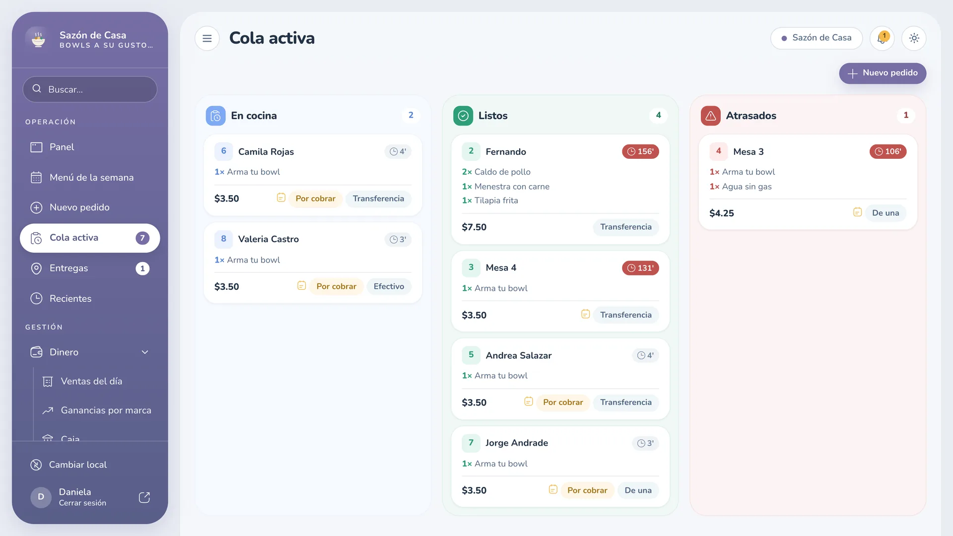 Cola activa